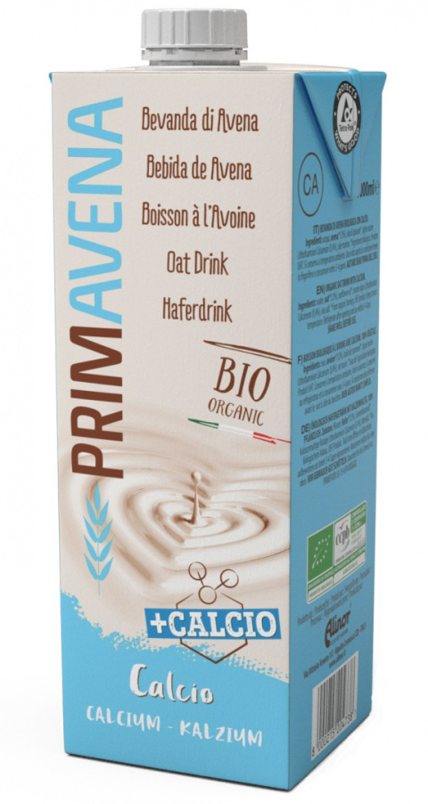 Organic oat drink with calcium