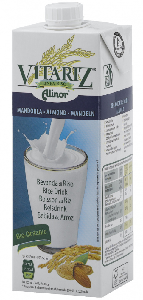Organic almond rice drink Virariz