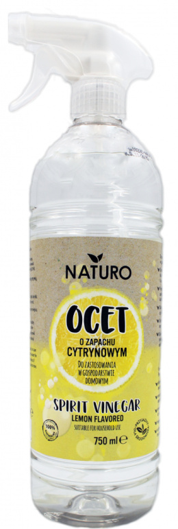 Lemon-flavoured spirit vinegar for household use