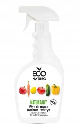 Natural washing fluid for fruits and vegetables