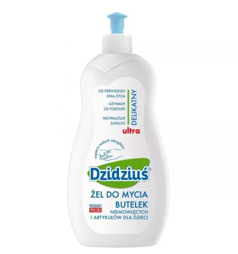 Bottle washing gel DZIDZIUŚ 500ml