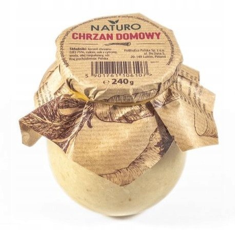 Chrzan domowy 240g (beczułka) / Naturo