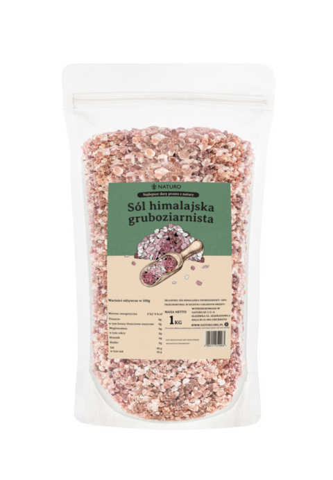 Himalayan pink salt - coarse 1kg