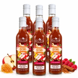 6x Oxymel z Sokiem Malinowym 250ml / Dary Ogrodu