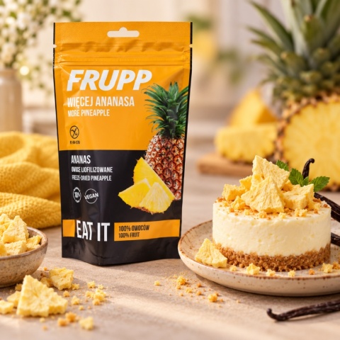 Ananas owoce liofilizowane 15 g / FRUPP