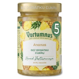 Dżem Bez Cukru ANANAS 80% 300g / Vortumnus