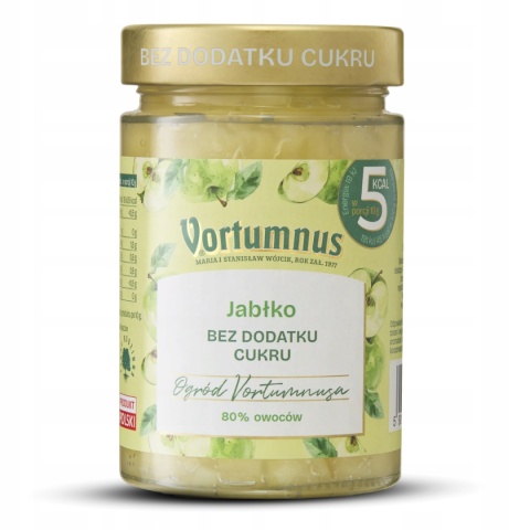 Dżem Bez Cukru JABŁKO 80% 280g / Vortumnus