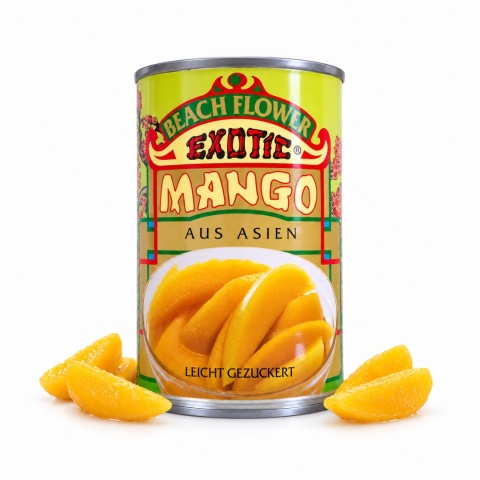 Exotic MANGO w lekko słodzonym syropie 425g / BeachFlower