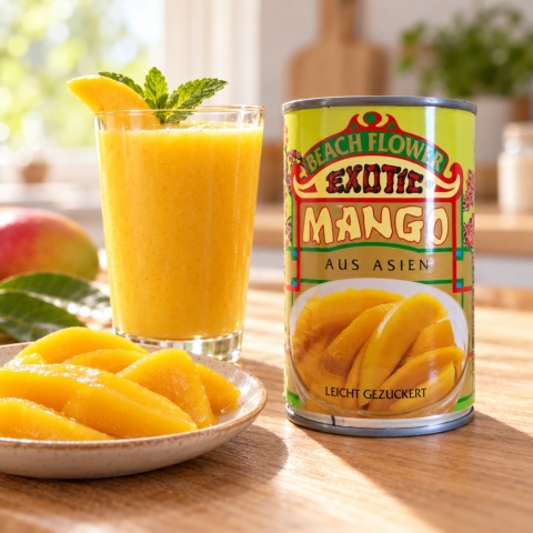 Exotic MANGO w lekko słodzonym syropie 425g / BeachFlower