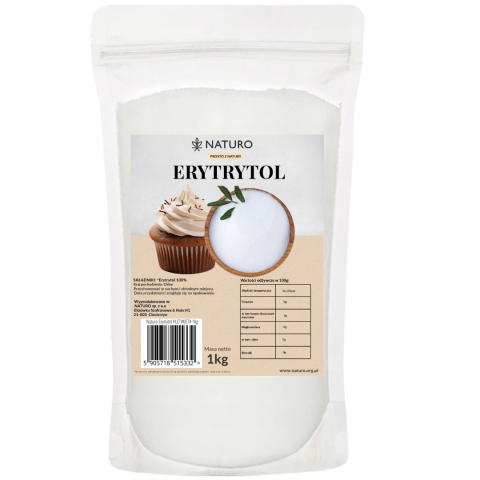Erytrytol Erytrol 1kg Słodzik / Naturo