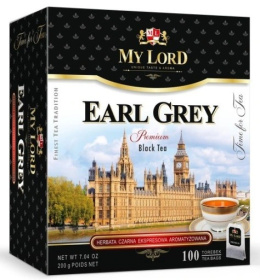 Herbata czarna Earl Grey 100 Torebek / Malwa