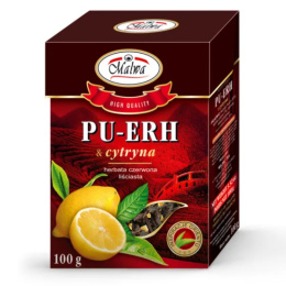 Herbata czerwona PU-ERH z Cytryną 20 torebek / Malwa