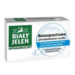 Mydło Glicerynowe Bezzapachowe Hipoalergiczne 100g / Biały Jeleń