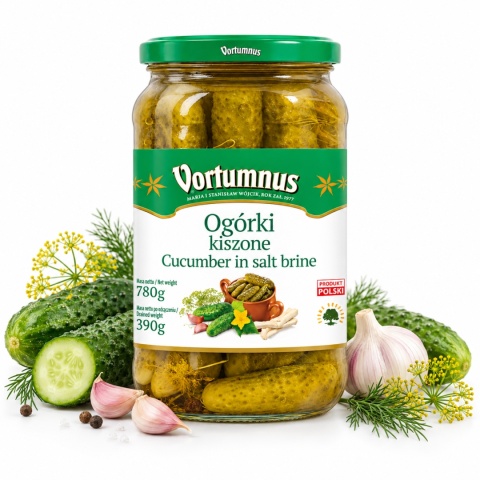 Ogórki KISZONE 780g / Vortumnus