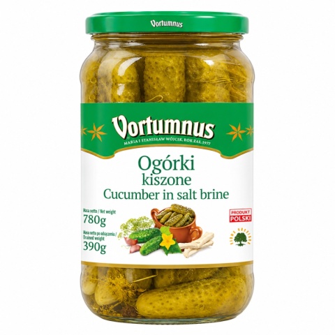 Ogórki KISZONE 780g / Vortumnus