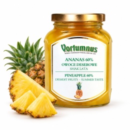 Owoce Deserowe ANANAS 60% - Smak Lata 370g / Vortumnus