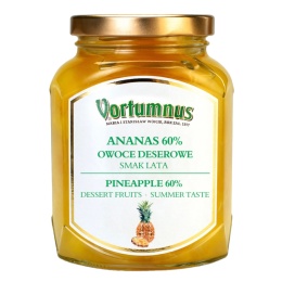 Owoce Deserowe ANANAS 60% - Smak Lata 370g / Vortumnus