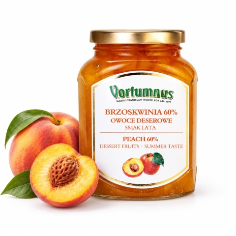Owoce Deserowe BRZOSKWINIA 60% - Smak Lata 370g / Vortumnus