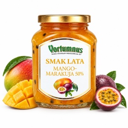 Owoce Deserowe MANGO MARAKUJA 50% - Smak Lata 370g / Vortumnus