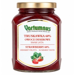 Owoce Deserowe TRUSKAWKA 60% - Smak Lata 370g / Vortumnus