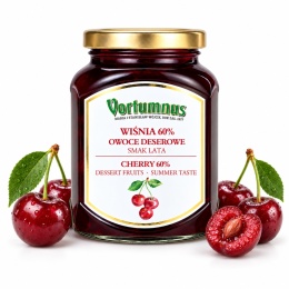 Owoce Deserowe WIŚNIA 60% - Smak Lata 370g / Vortumnus