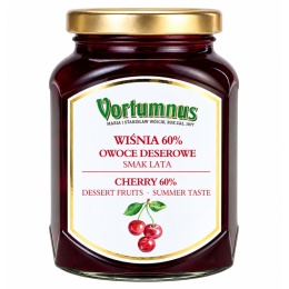 Owoce Deserowe WIŚNIA 60% - Smak Lata 370g / Vortumnus