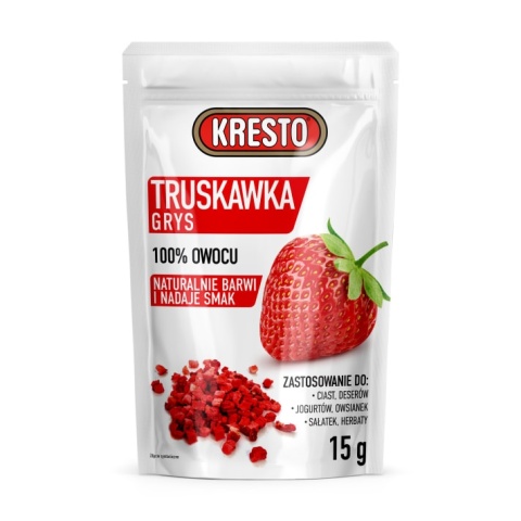 Truskawka Liofilizowana GRYS 15g / Kresto