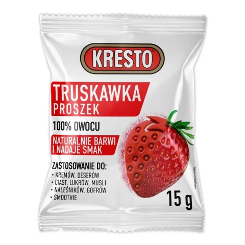 Truskawka Liofilizowana PROSZEK 15g / Kresto