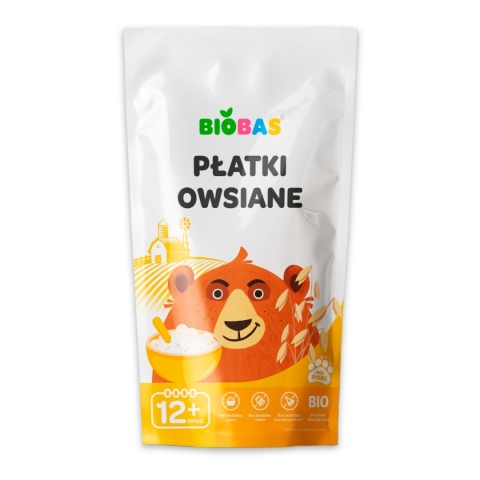Zestaw BIO Płatków Gryczana Orkiszowa Jaglana Owsiana 4x220 BIOBAS