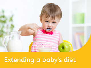 Extending a baby's diet